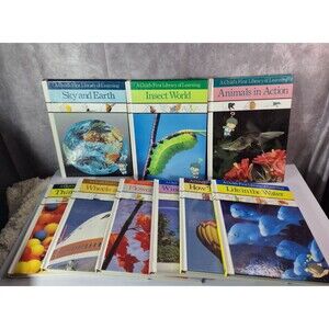 A Child's First Library Of Learning TIMELIFE Books 1988 Hardcover Set- Lot of 9